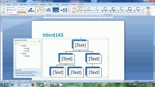 Word 2007: How to insert smartart in word