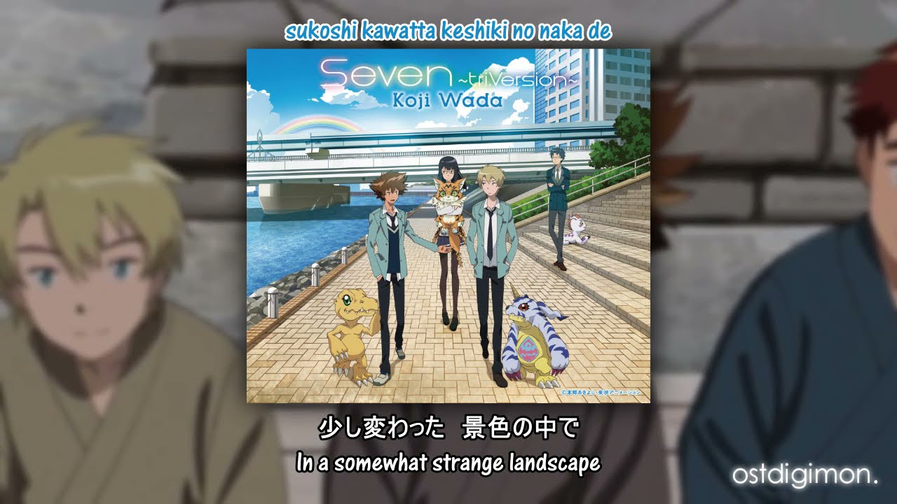 Seven tri.Version Koji Wada Digimon Adventure tri. 2 Ketsui CD From Japan