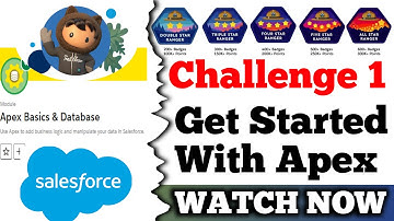 Get Started with Apex || Apex Basics & Database || Salesforce || Challenge 1