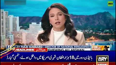 2,000 Afghan evacuees have ties to terrorist groups US National Intelligence Director Tulsi Gabbard.