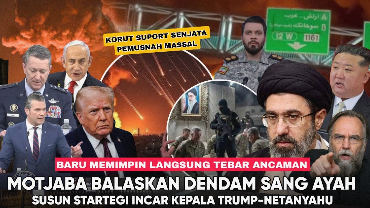 Motjaba Janji Balaskan Kematian sang Ayah! Netanyahu-Trump jd Target” Senjata Pemusnah massal