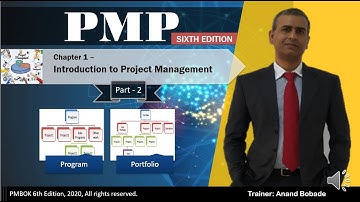 Chap 1- Introduction to Project Management - Part 2| PMBOK6 | PMP® Training | PMP® Certification