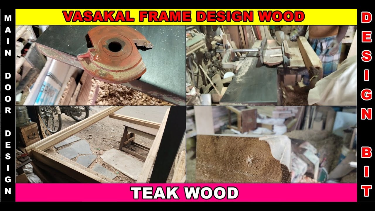 Main Door Frame Design wood or Vasakal frame design Teak Wood YouTube
