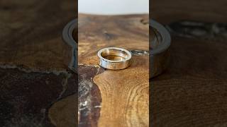 Making a memorial ring that contains the fur of a customers rescue dogs