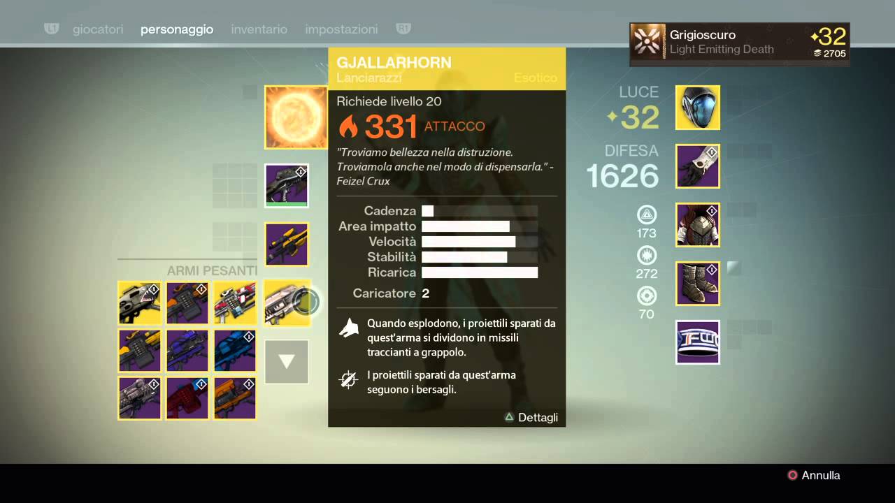 Destiny Evolvere un Necrochiasmo