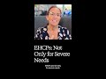 EHCPs aren’t only for severe needs