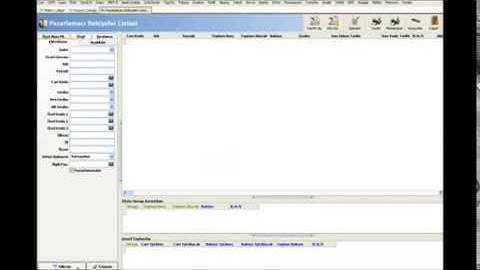 WOLVOX ERP programı pazarlamacı bakiyeler listesi