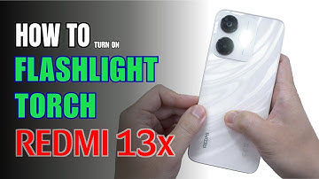 How to turn on Flashlight | Torch on Redmi 13x