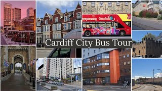 Cardiff (Wales) City Tour By Bus || Beautiful Spring View  || April 2024.
