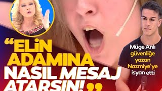 Müge Anlı güvenlik Yılmaz’a yazan Nazmiye’ye isyan etti: Elin adamına nasıl mesaj atarsın!