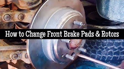 How to Change Front Brake Pads and Rotors (Complete Guide)
