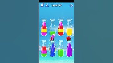 Water Sort puzzle game Level 27 #games #gameplay #shortsvideo #shortvideo #gaming #shorts #short