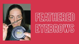 Feathered eyebrow style with got2b kleber spiking wax