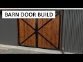 Workshop build part 21  custom barn door build