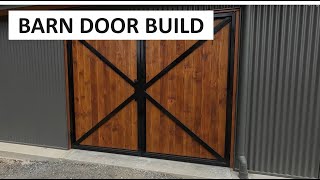 Workshop build part 21  Custom barn door build