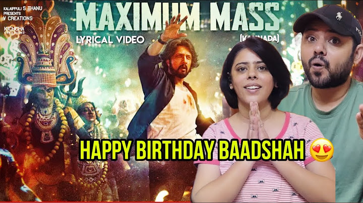 Maximum Mass - Lyrical Video Reaction | Max | Baadshah Kichcha Sudeep | B Ajaneesh Loknath | Vijay K