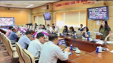 HỘI NGHỊ TRỰC TUYẾN VỀ CHƯƠNG TRÌNH MỤC TIÊU QUỐC GIA VỀ CHĂM SÓC SỨC KHỎE, DÂN SỐ VÀ PHÁT TRIỂN