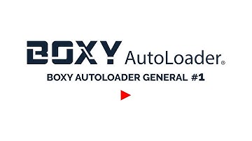 Boxy Autoloader Robot Automation Systems Part#1