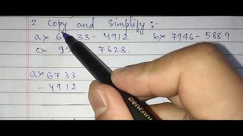 Class 4 part 5 Continuation of Chapter 3- Addition and Subtraction solved self practice 3D