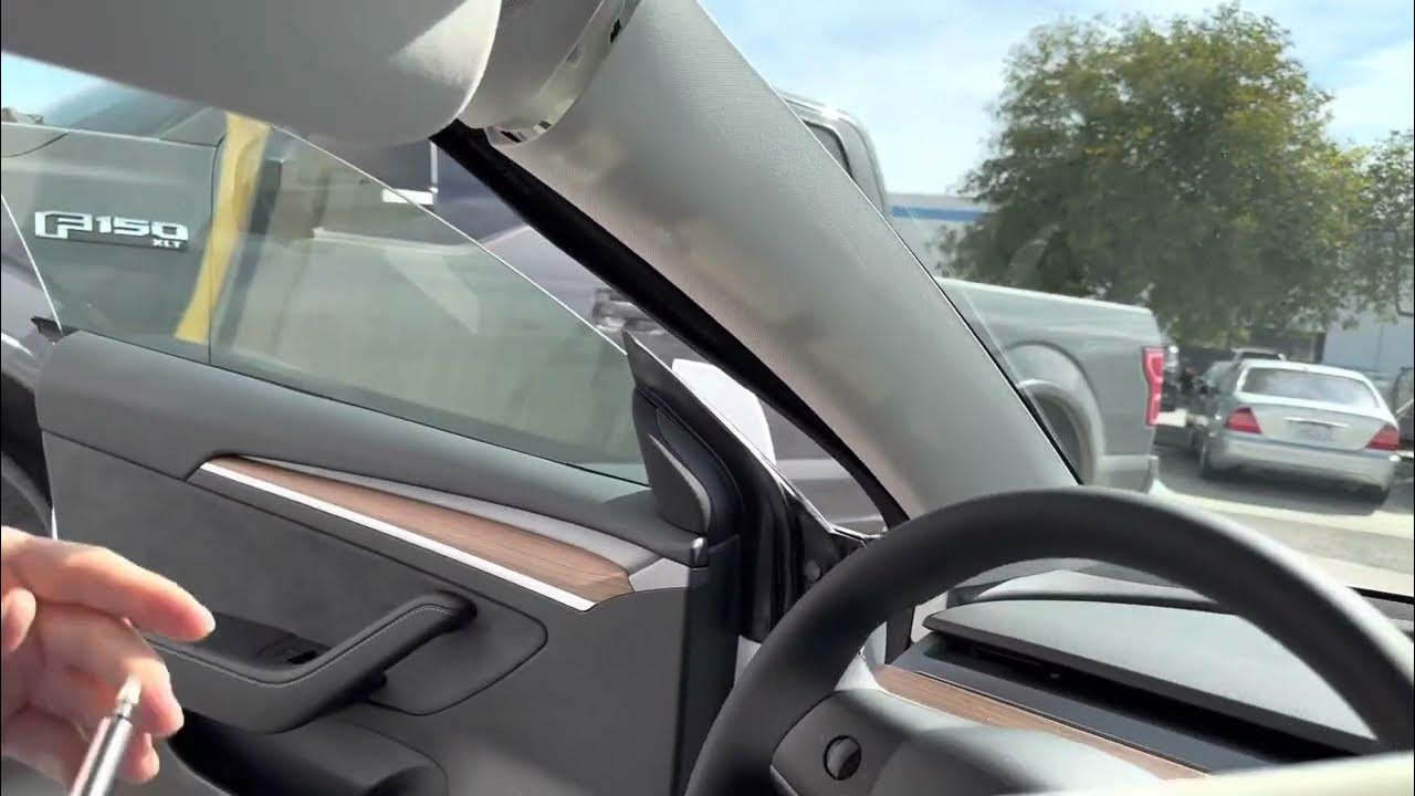 Part 1 Must Watch // 2023 Tesla Model 3 SunRoof / MoonRoof Window
