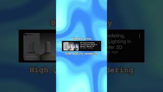 3 blender tutorials you need to know #3d #3dcompositing #creativeblender #blender #perfume