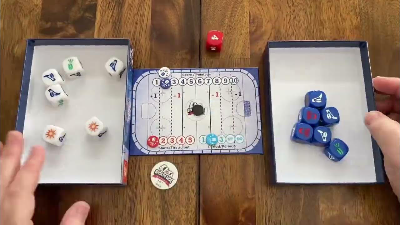 Sports Dice Hockey Solo Playthrough TimeLapse YouTube