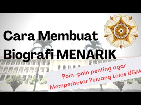 Video: Cara Mengisi Biografi