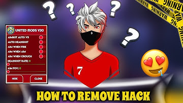 how to remove all hacks 🤫in free fire || problem solved injector remove file 📁 #freefire #atomicfire
