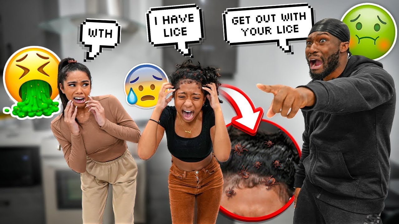 I went to Kristen and reafes house with lice... They Sent Me home 😬