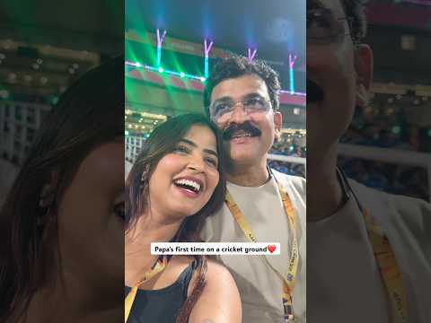 Papa visited the Eden Garderns Ground #sameekshatakke #cricket #comedy #cricketlover #t20worldcup