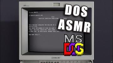 [ASMR Programming] -  DOS  - Dice roller for QBASIC - No Talking