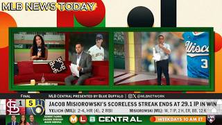 MLB Central | "He's MVP" - DeRosa BREAKDOWN Jacob Misiorowski peak performance in Brewers win