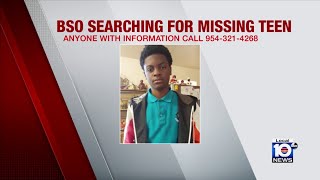 BSO searching for missing 14-year-old from Pompano Beach