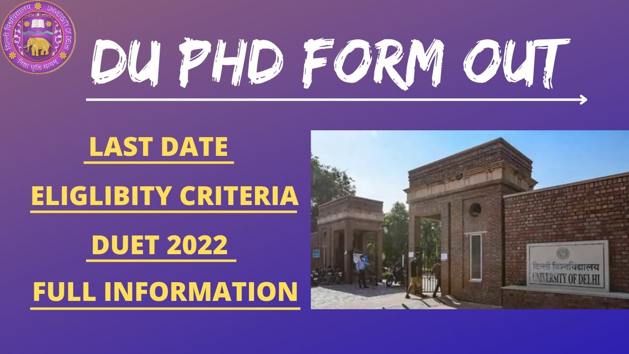 du law phd admission 2022