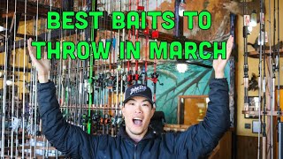 The Best Baits To Catch More Bass In March (Bass Fishing Top 5 Baits)