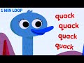 Five Little Ducks [1 MIN LOOP] 🦆🎶Creative Sound Mashup Fun | Nursery Rhymes Remix @LittleDucksMelody