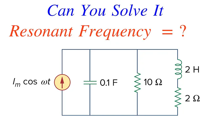 How to find Resonant Frequency || Circuit Analysis | Solved Problem