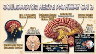 Neuro anatomy part 30( Occulomotor nerve pathway CN 3)