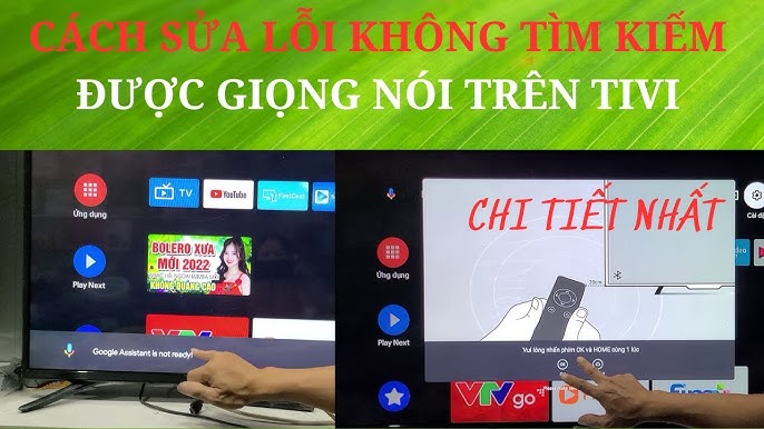 Cách sửa lỗi không sử dụng được khiển giọng nói trên android tv ...