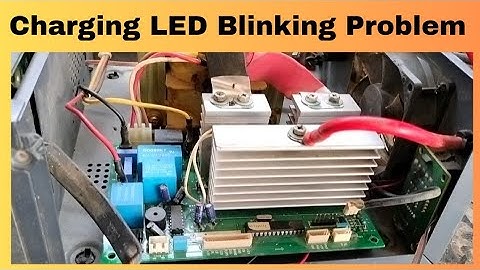 Luminous Ecowaat INV Charging LED Blinking And Charging Ampr Problem Solution (PowerTak)