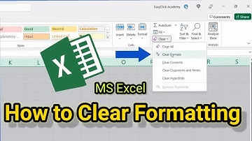 How to Clear Formatting in Excel -The Simplest Way
