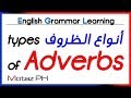    شرح بالعربية أنواع الظروف