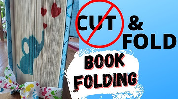 Book Folding Technique - NO Cut and Fold