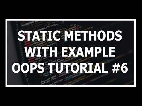 [Hindi] Static Methods