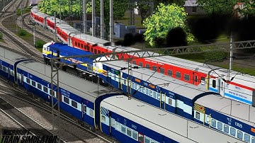 New Delhi - Howrah Junction Poorva Express | GZB WAP7 | MSTS Open Rails Journey Part 1