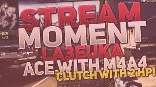 la3euka vs Revenge | ACE with M4A4/CLUTCH with 2 hp!