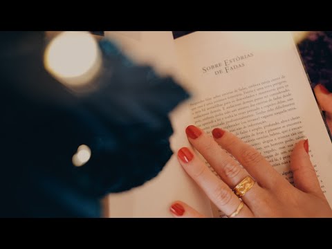 ASMR para Acalmar Pensamentos e Dormir 🤎 Lendo Árvore e Folha 🍂