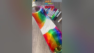 🌈 Walking Water Rainbow Experiment – Fun Science with Miss Daisy!