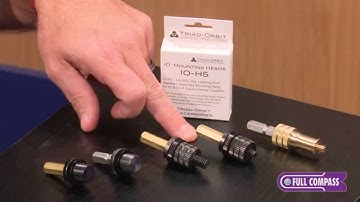 Triad-Orbit IO-H Quick-Change Coupler Mounting Heads Overview | Full Compass