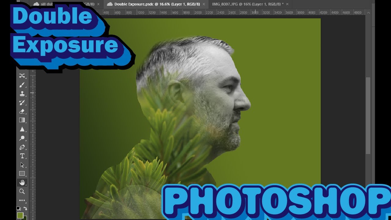 How to make a Double Exposure in Photoshop - YouTube